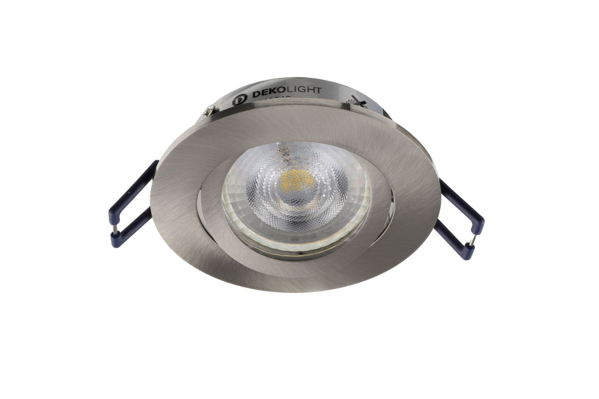 Deko-Light Samsola, Round, gebürstet, Silber