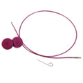 KnitPro Seil für Nadelspitzen 28 cm 50 cm lila