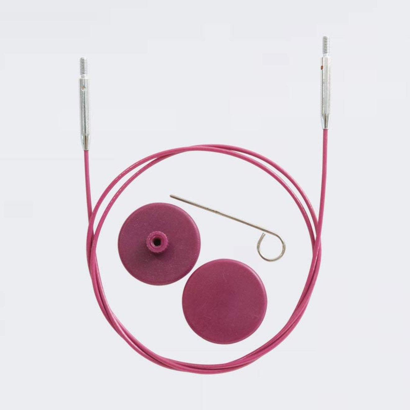 KnitPro Seil für Nadelspitzen 94 cm 120 cm lila