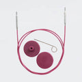 KnitPro Seil für Nadelspitzen 126 cm 150 cm lila