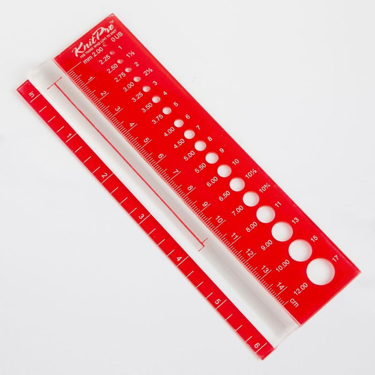 KnitPro Nadelmaß mit Lupe