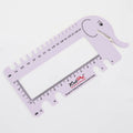 KnitPro Nadelschablone mit Fadenabschneider Lilac