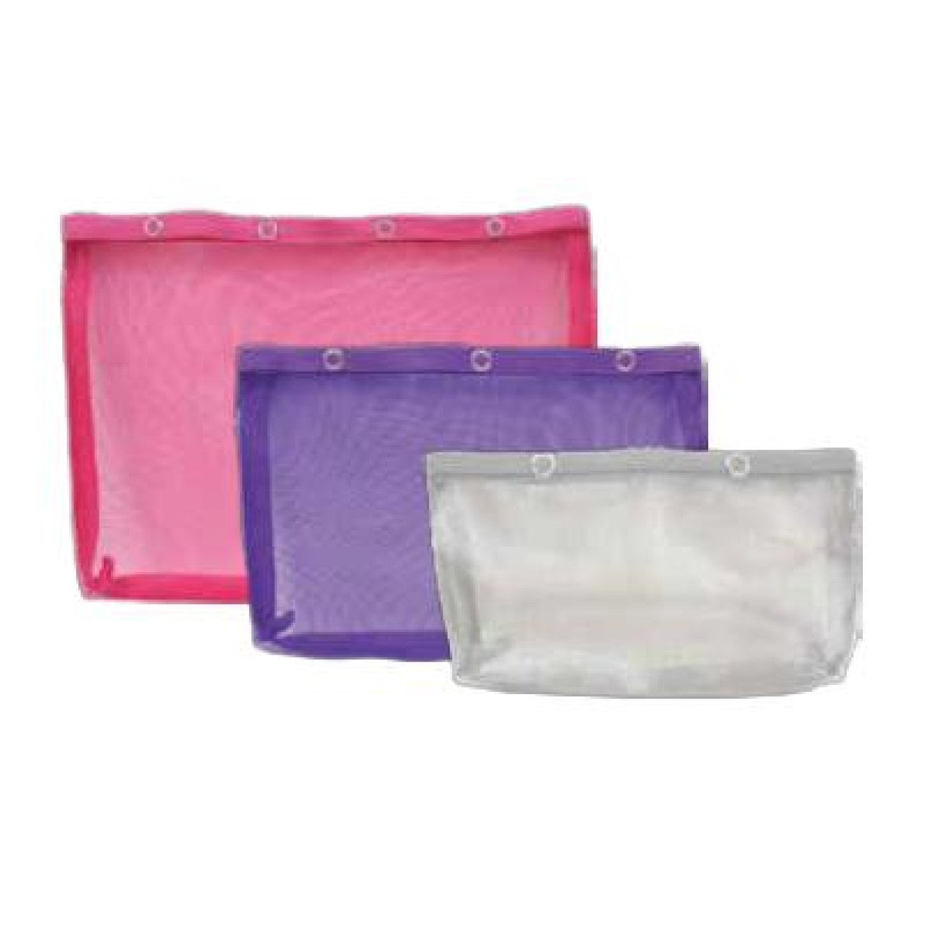 KnitPro Netzbeutel mit Knopf S 16,5x10,0 cm/M 21,5x15,0 cm/L 28,0x20,0 cm sortiert