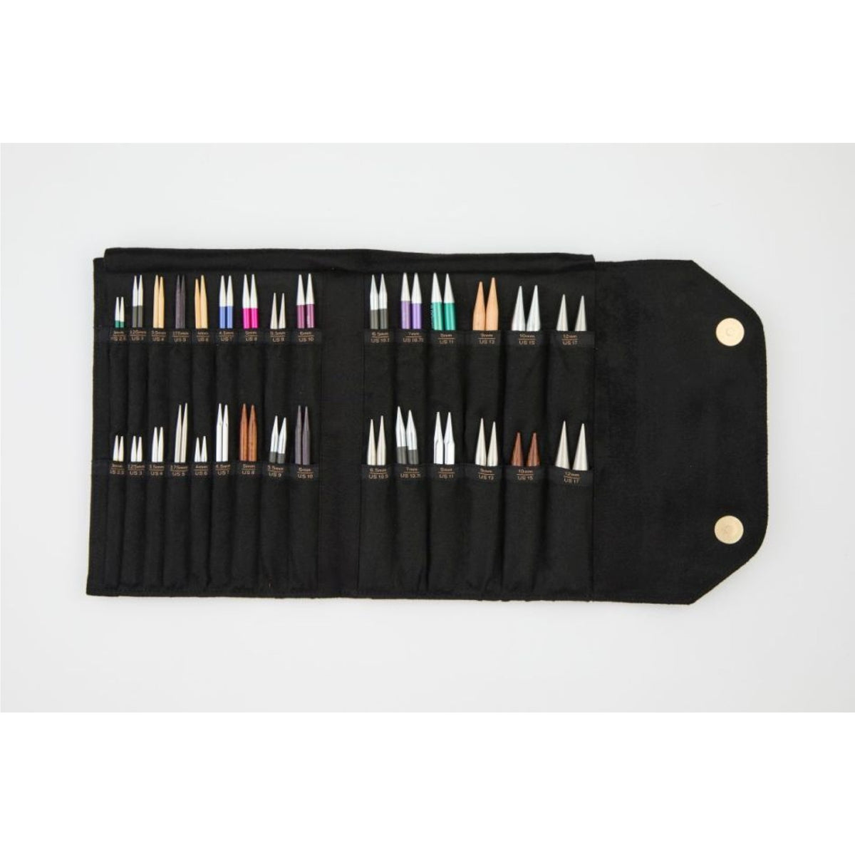 KnitPro Nadeltasche für Wechselsysteme 22x17,5x1,5 cm Coal Collection