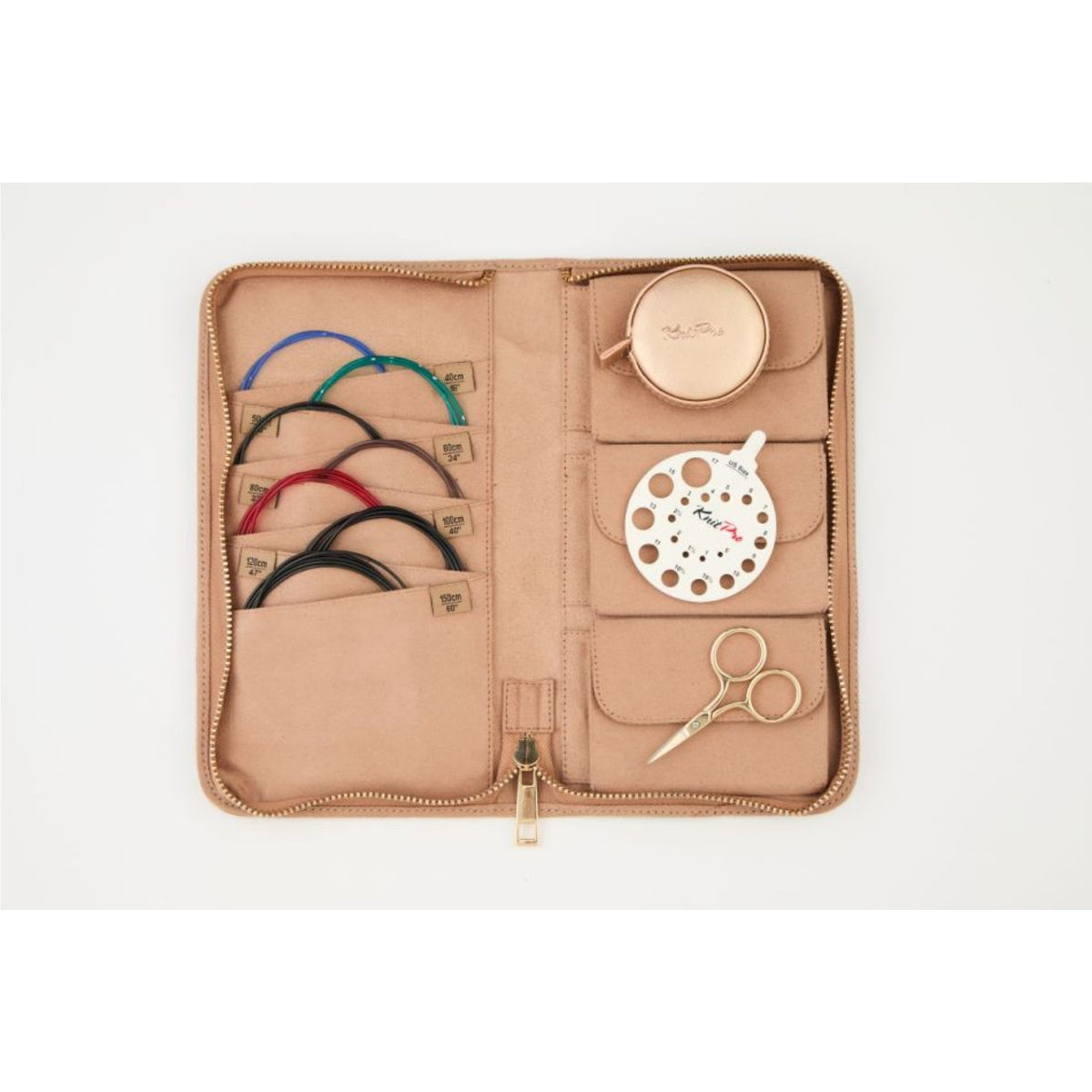 KnitPro Etui für Seile 13x22,5x1,5 cm Clay Collection