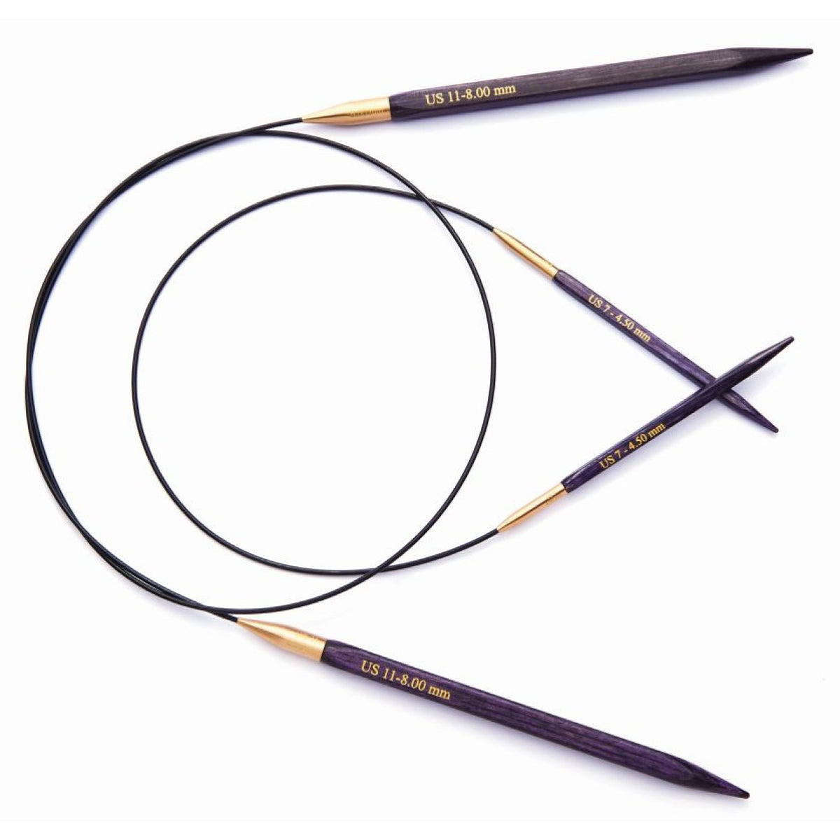 KnitPro Rundstricknadel Jadore Cubics 3,25 mm 100 cm 1 Paar