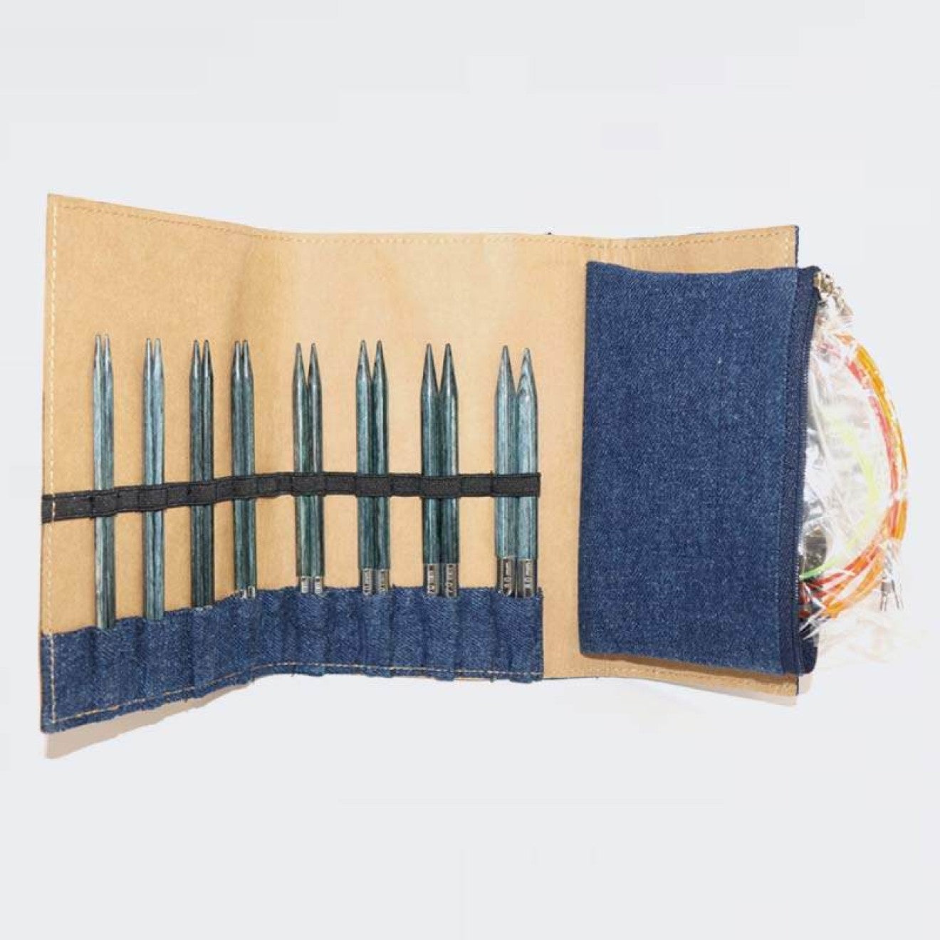 KnitPro Nadelset auswechselbare Nadelspitzen Indigo 3,50 - 8,00 mm