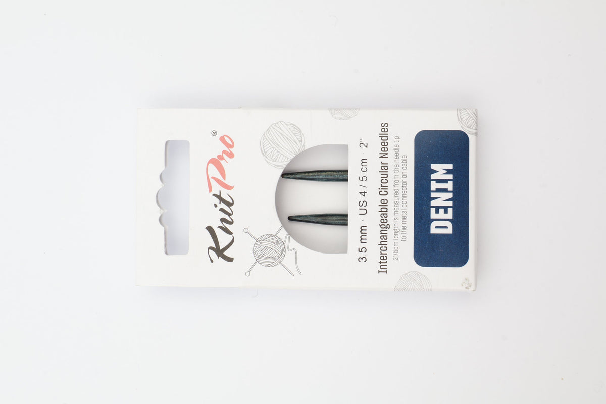 KnitPro Mini austauschbare Nadelspitzen Indigo Holz 3,50 mm
