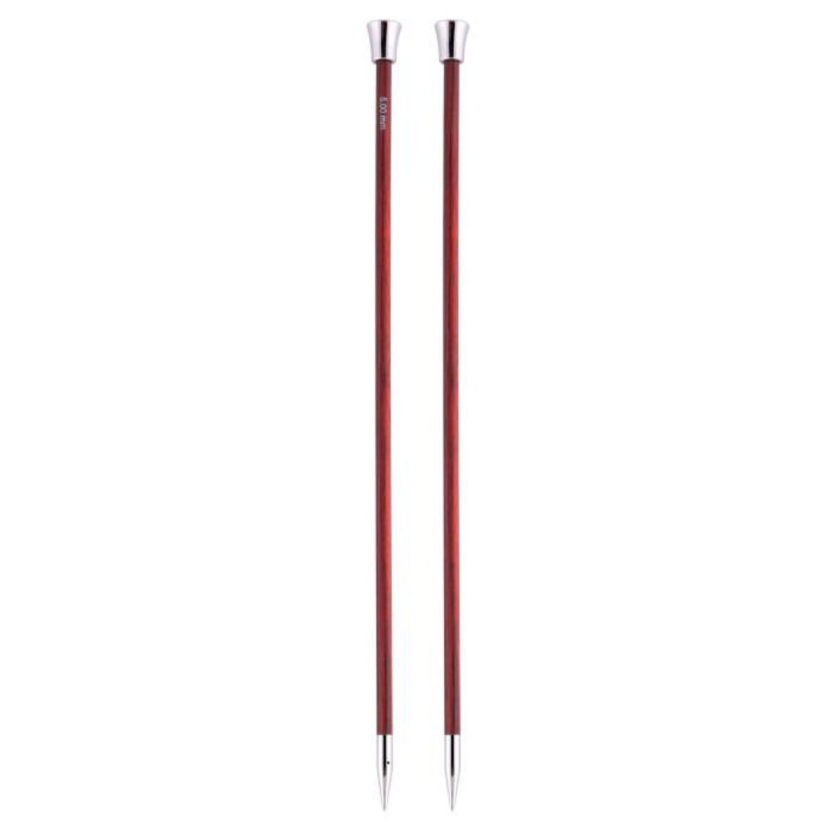 KnitPro Jackenstricknadeln Royale 5,00 mm 35 cm kirsch 1 Paar