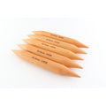 KnitPro Nadelspiel JUMBO Birch 25,00 mm 20 cm 5 St