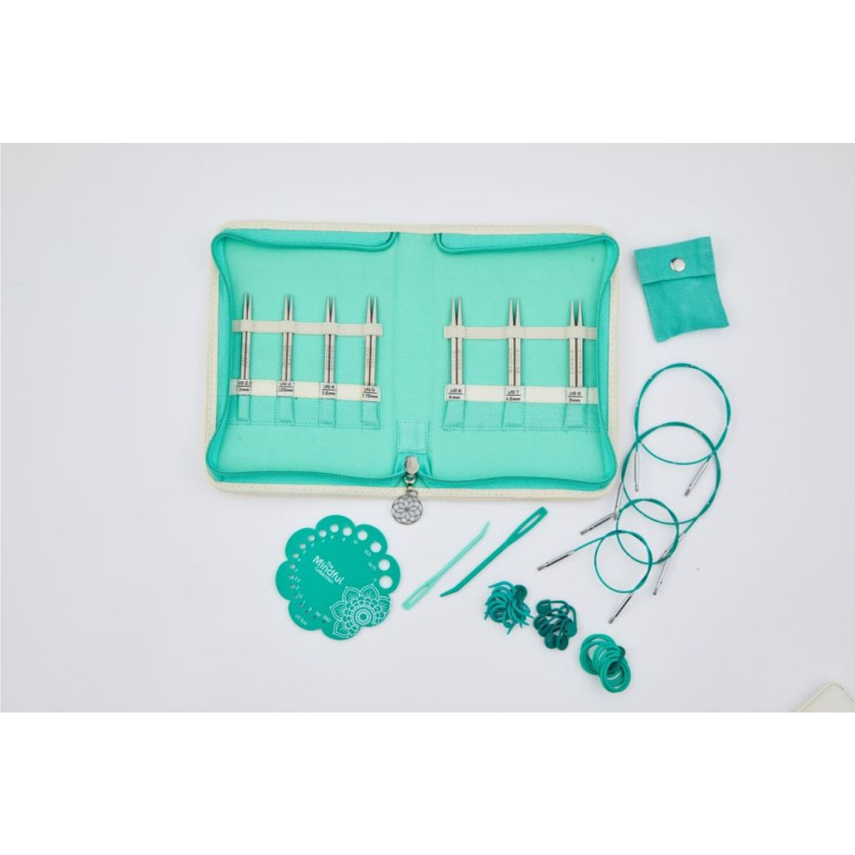 KnitPro Mindful Nadelset Grace auswechselbare Nadelspitzen 3,00 mm - 5,00 mm