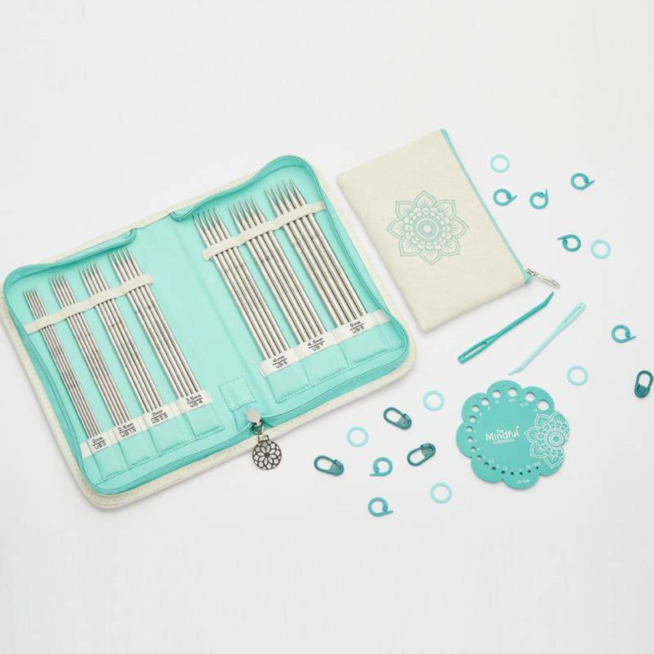 KnitPro Set Sockenstricknadeln Mindful 2,00 - 5,00 mm englische Version