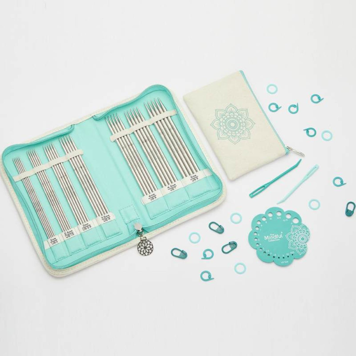 KnitPro Set Sockenstricknadeln Mindful 2,00 - 5,00 mm englische Version