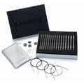 KnitPro Nadelset Deluxe auswechselbare Nadelspitzen Karbonz Box of Joy, 8 Paar 3,5 - 8,0 mm