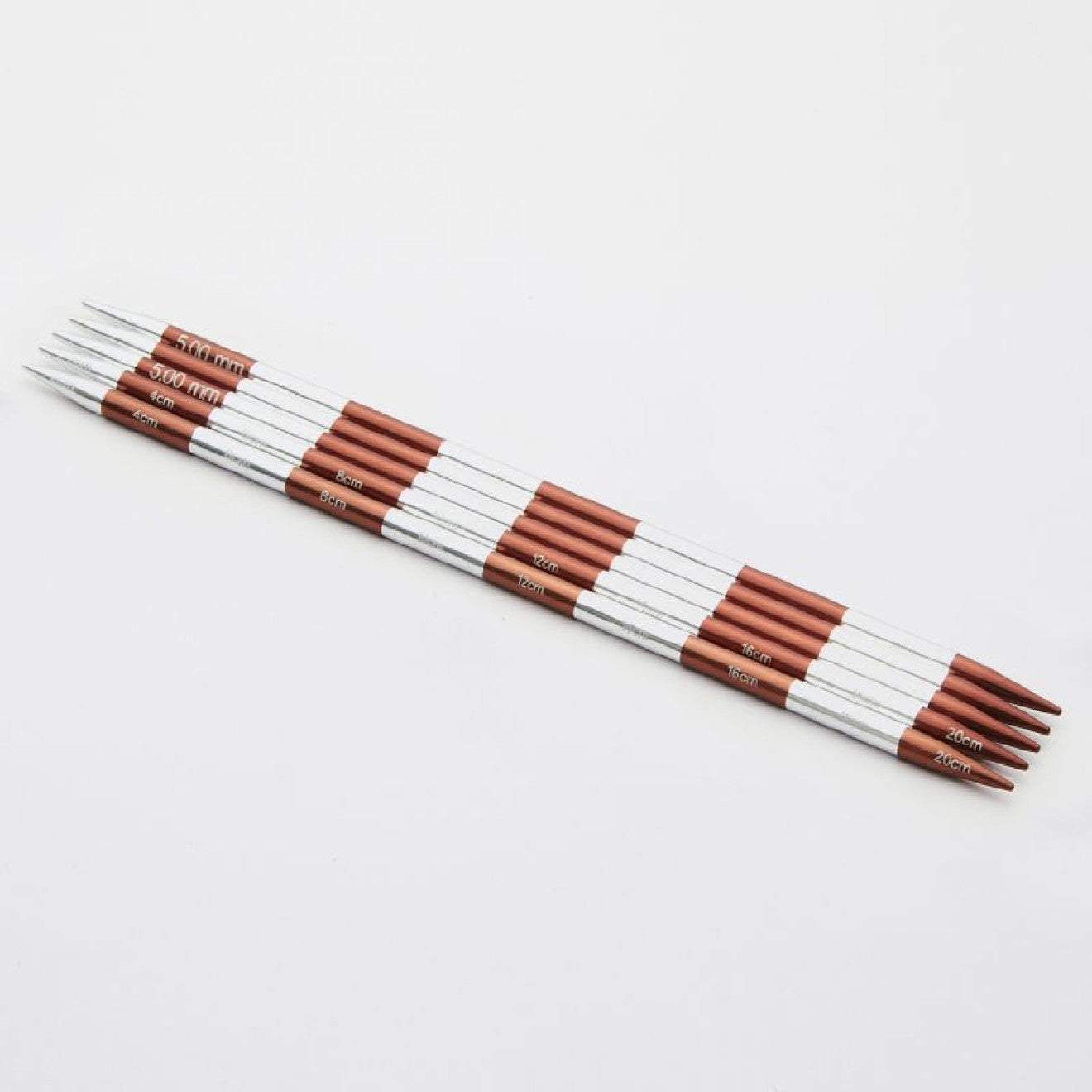 KnitPro Nadelspiel SmartStix 4,50 mm 20 cm sienna