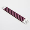 KnitPro Nadelspiel ZING 6,00 mm 15 cm purpur 5 St