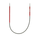 KnitPro Zing Rundstricknadel kurz 2,50 mm 25 cm granat