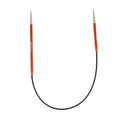 KnitPro Zing Rundstricknadel kurz 2,75 mm 25 cm karneol
