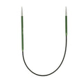 KnitPro Zing Rundstricknadel kurz 3,00 mm 25 cm jade