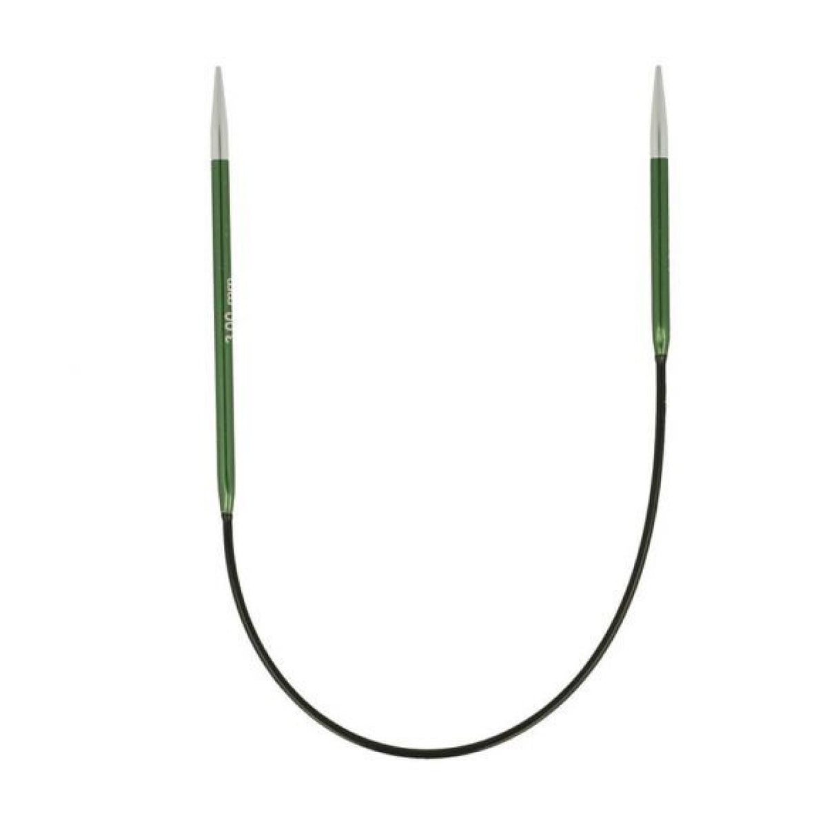 KnitPro Zing Rundstricknadel kurz 3,00 mm 25 cm jade