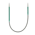 KnitPro Zing Rundstricknadel kurz 3,25 mm 25 cm smaragd