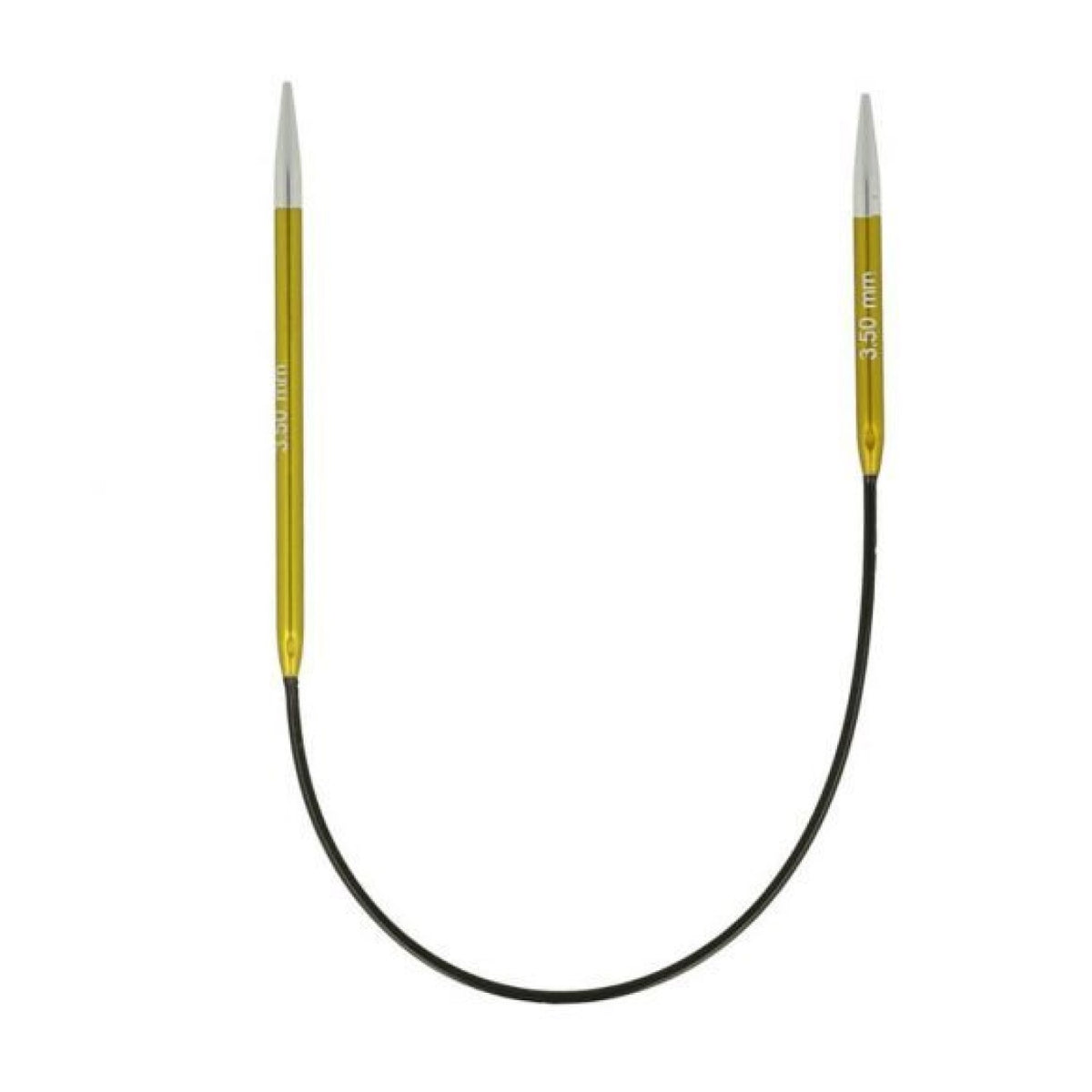 KnitPro Zing Rundstricknadel kurz 3,50 mm 25 cm chrysolite