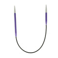 KnitPro Zing Rundstricknadel kurz 3,75 mm 25 cm amethyst