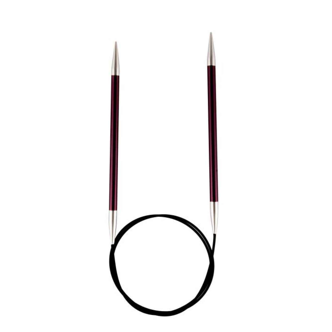KnitPro Rundstricknadel ZING 5,50 mm 60 cm sienna