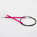 KnitPro Rundstricknadel ZING 5,00 mm 80 cm rubin