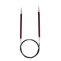 KnitPro Rundstricknadel ZING 5,50 mm 100 cm sienna