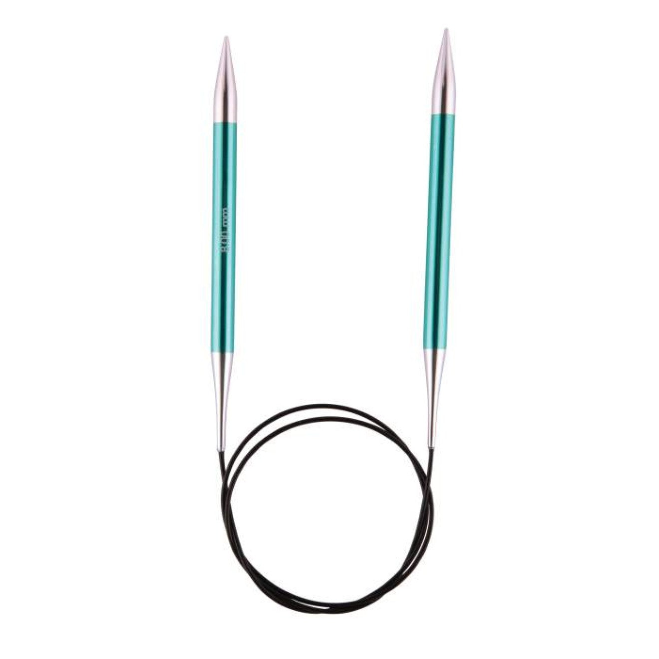 KnitPro Rundstricknadel ZING 8,00 mm 100 cm smaragd 1 St