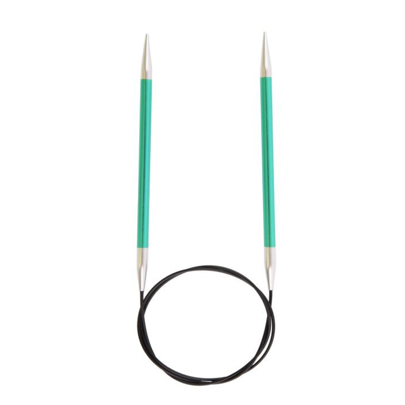 KnitPro Rundstricknadel ZING 3,25 mm 150 cm smaragd