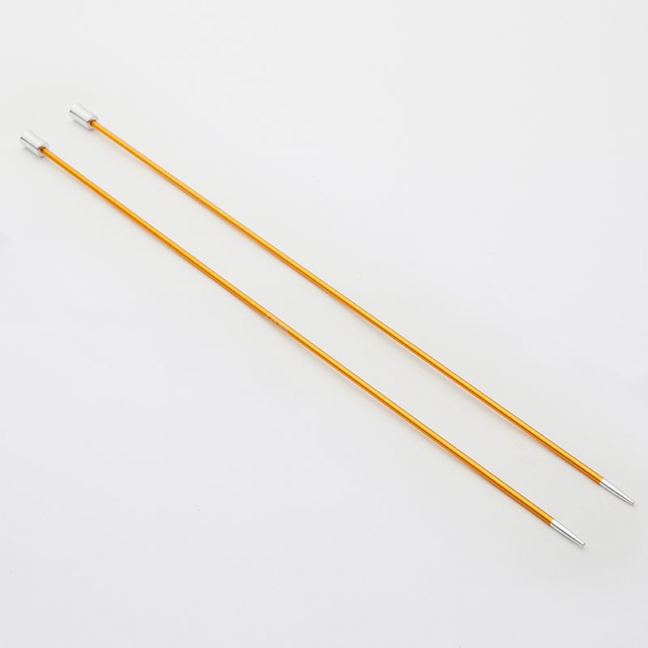 KnitPro Jackenstricknadeln ZING 2,25 mm 25 cm bernstein 1 Paar