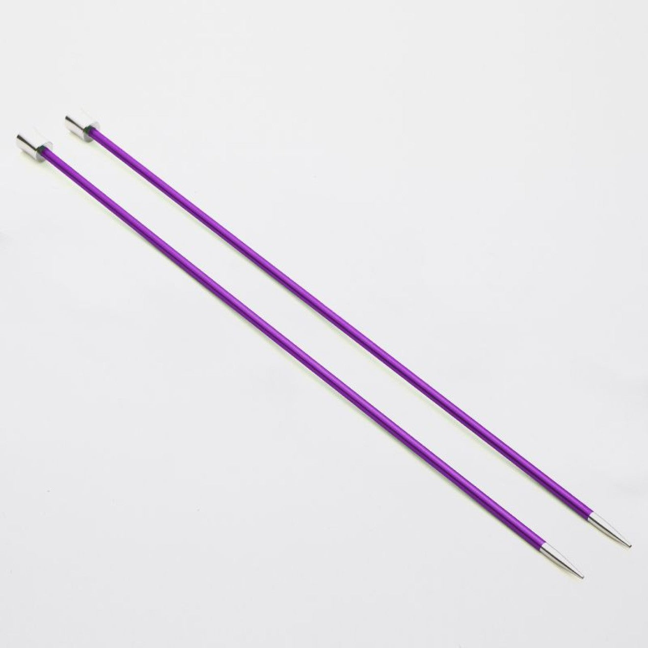 KnitPro Jackenstricknadeln ZING 4,50 mm 25 cm iolit 1 Paar