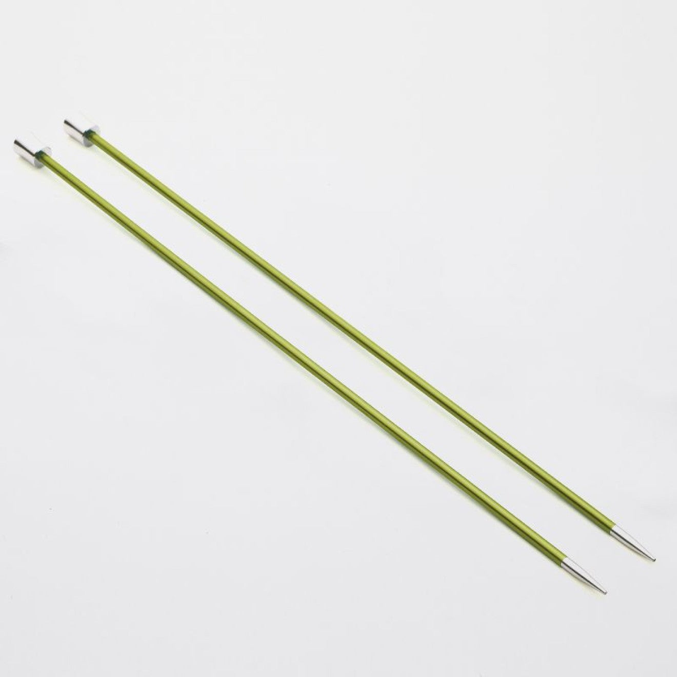 KnitPro Jackenstricknadeln ZING 3,50 mm 35 cm chrysolite 1 Paar