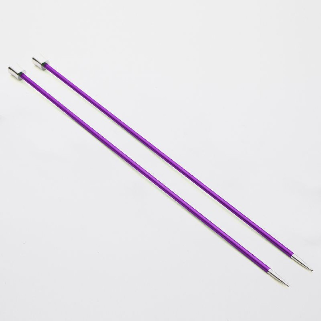 KnitPro Jackenstricknadeln ZING 4,50 mm 35 cm iolit 1 Paar