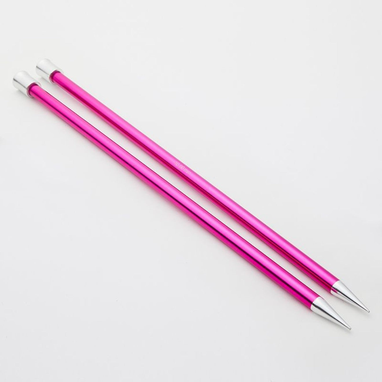 KnitPro Jackenstricknadeln ZING 10,00 mm 35 cm rubin 1 Paar
