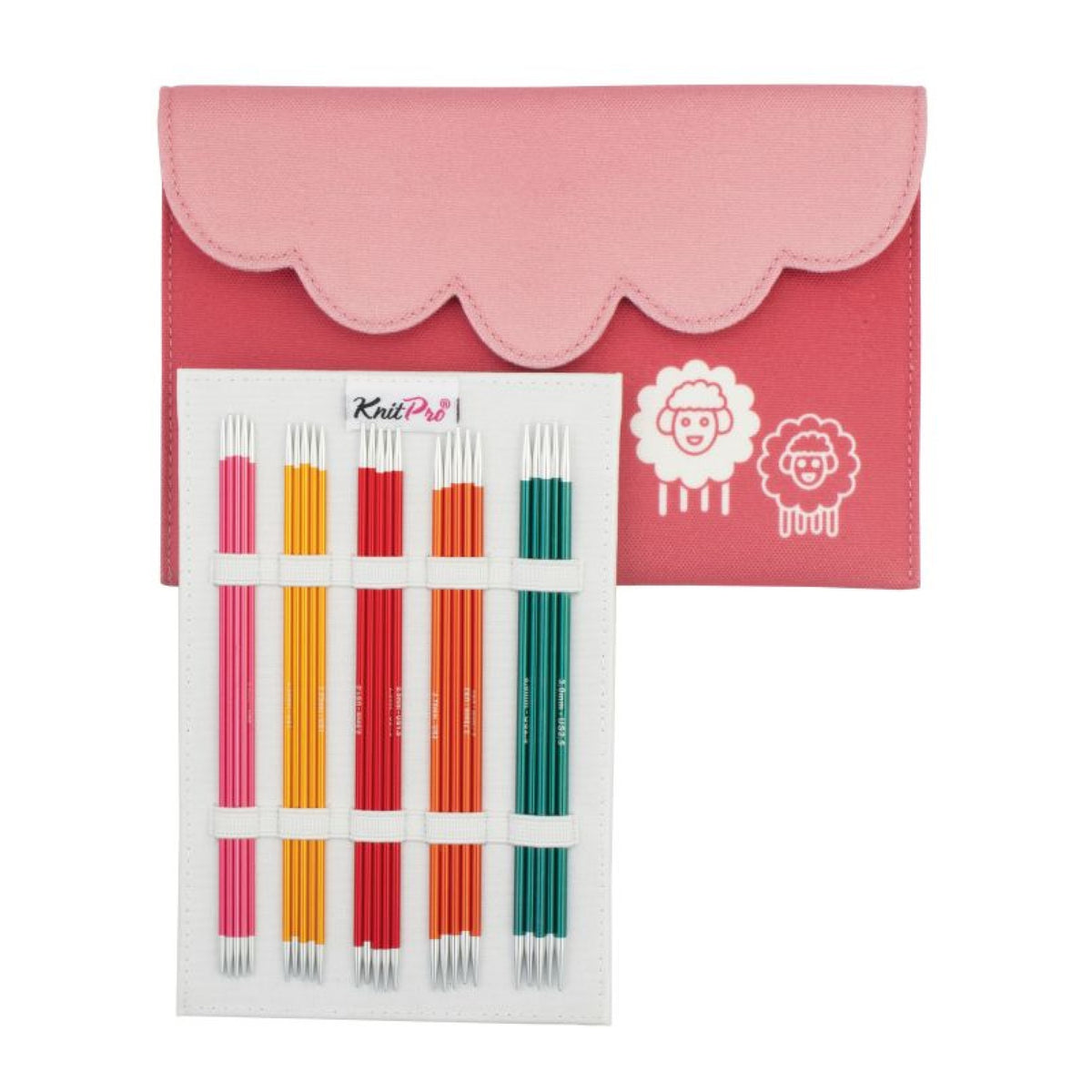 KnitPro Nadelset Deluxe Nadelspiel Zing Alu 15 cm 2,00 mm - 4,00 mm