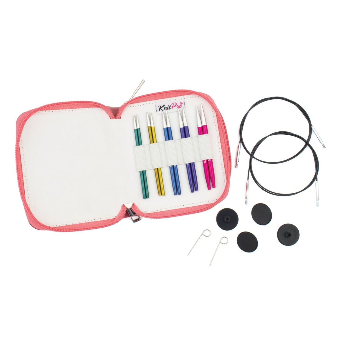 KnitPro Nadelset Starter auswechselbare Nadelspitzen Zing Alu 3,00 - 5,00 mm 13 cm