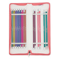 KnitPro Nadelset Grande einseitig Jackenstricknadeln Zing Alu 25 cm 3,00 - 8,00 mm