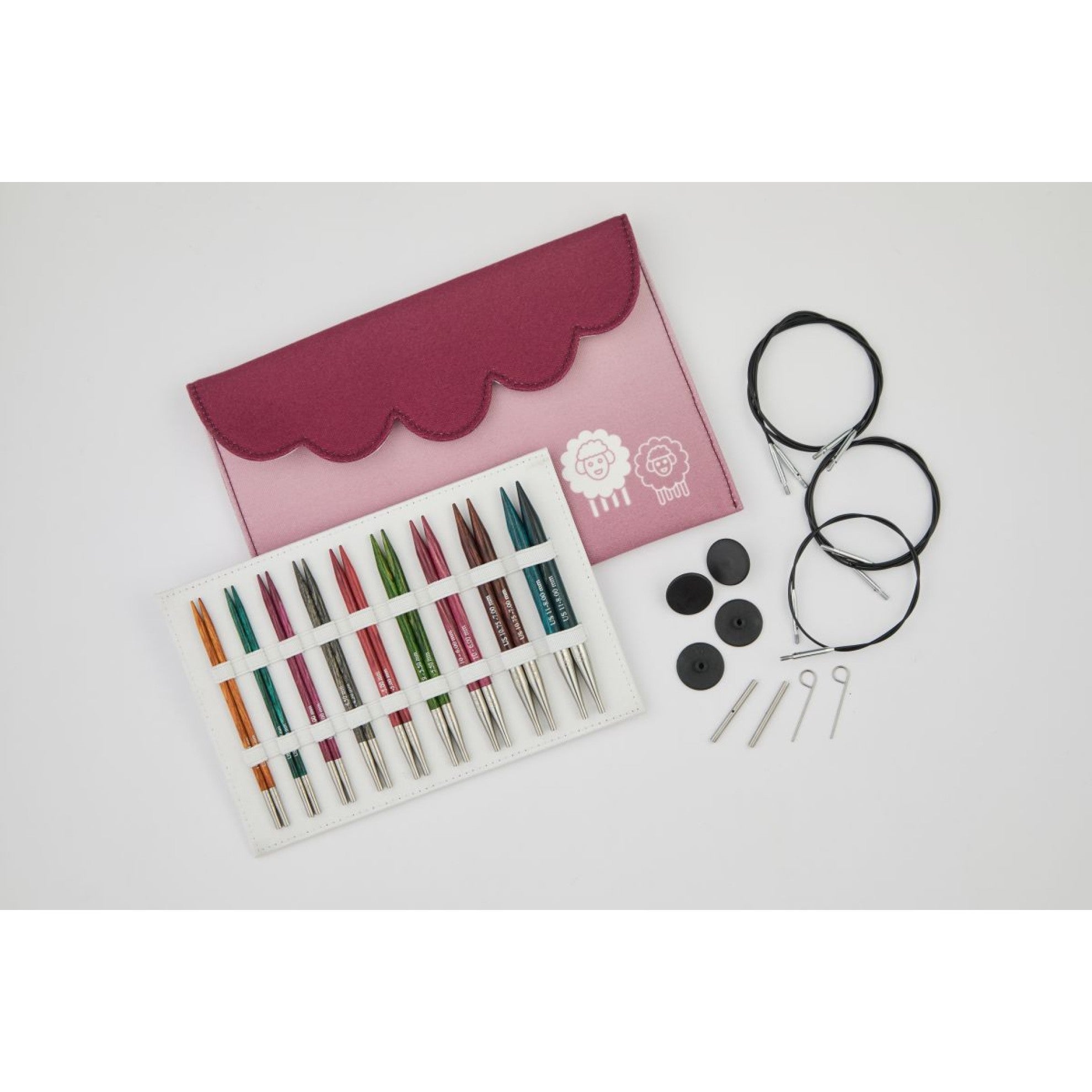 KnitPro Deluxe Nadelset auswechselbare Nadelspitzen Dreamz 3,00 - 8,00 mm