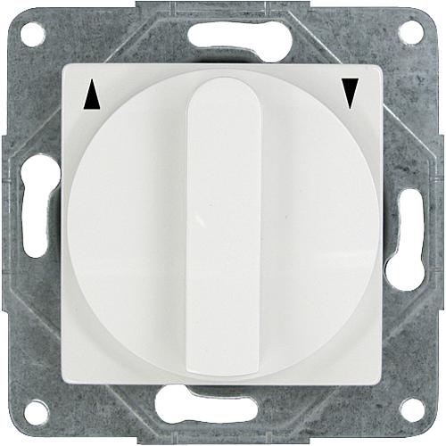 EGB Jalousie Knebelschalter reinweiß 50229/1 UW 228.9/1