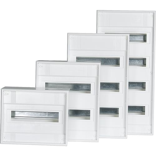AP Verteiler 2-reihig 24+4 m.Steckklemm.