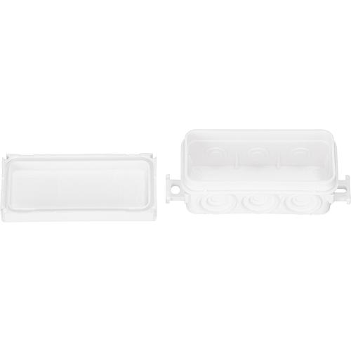 10x EGB AP-Verbindungsdose 89x42x37mm reinweiß