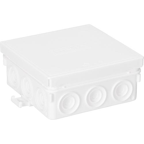 10x EGB AP-Verbindungsdose 100x100x42mm reinweiß