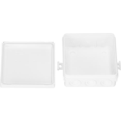 10x EGB AP-Verbindungsdose 100x100x42mm reinweiß