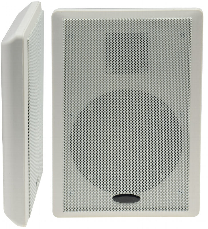Flatpanel-Lautsprecher, 40W, weiß Surround, 4 Ohm, 86dB, 2-Wege, Paar