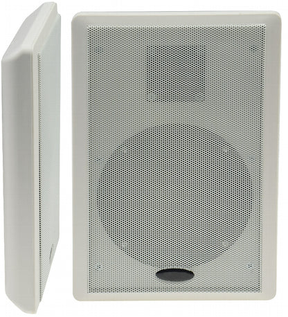 Flatpanel-Lautsprecher, 40W, weiß Surround, 4 Ohm, 86dB, 2-Wege, Paar