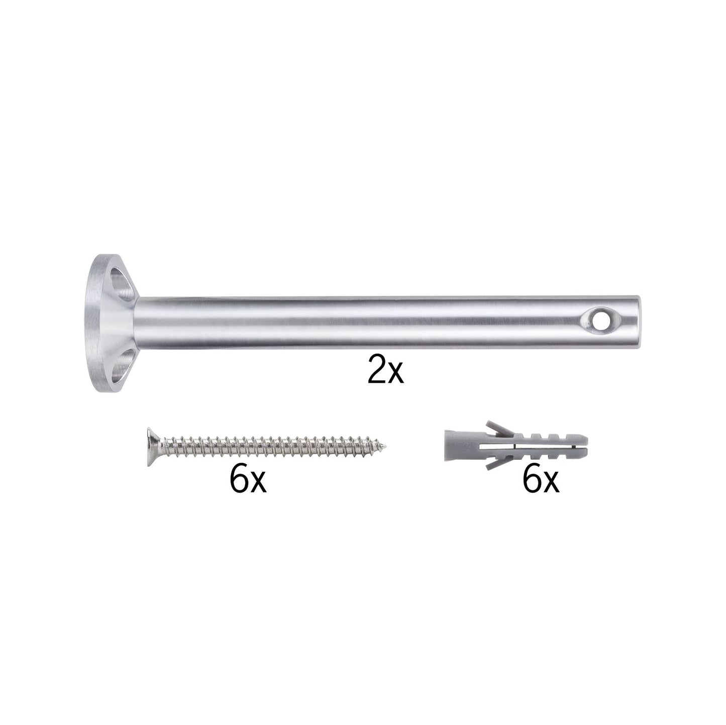 Paulmann Wire System L&E Umlenker/Abhängung zum Aufschrauben 1 Paar 165mm Chrom Met