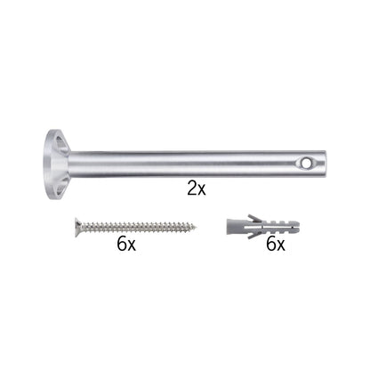 Paulmann Wire System L&E Umlenker/Abhängung zum Aufschrauben 1 Paar 165mm Chrom Met